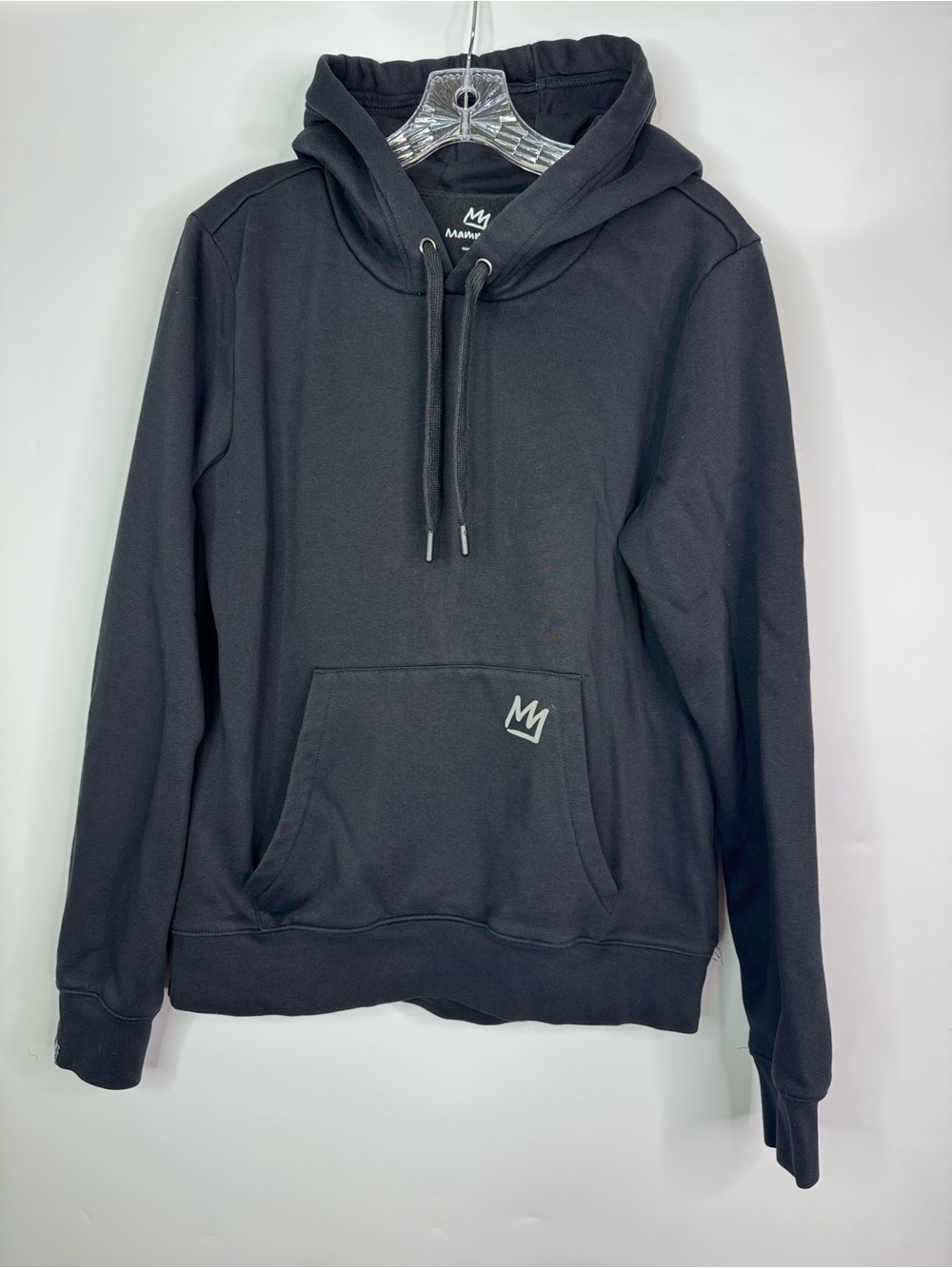 Mammoth Mountain Crown Classic Black Hoodie Size Large